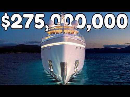 Inside ultra-luxurious MegaYacht owned by the richest Billionaires – SuperYacht Walkthrough tour