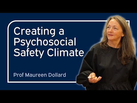 Creating a Psychosocial Safety Climate | Maureen Dollard | University of Oxford