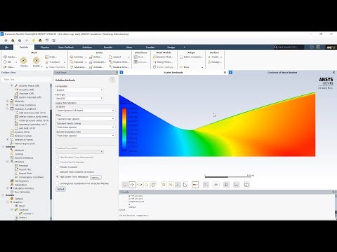 Supersonic nozzle simulation in Ansys Fluent - part 3
