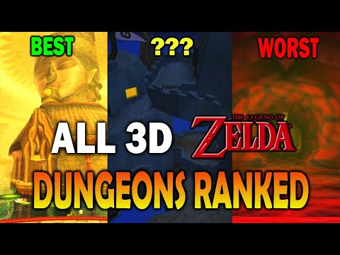 Ranking EVERY 3D Legend of Zelda DUNGEON From WORST To BEST