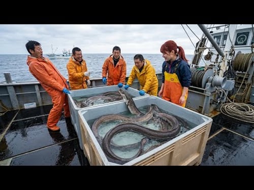 Inside the Giant Eel Processing Factory – How Live Eels Become Luxury Fillets