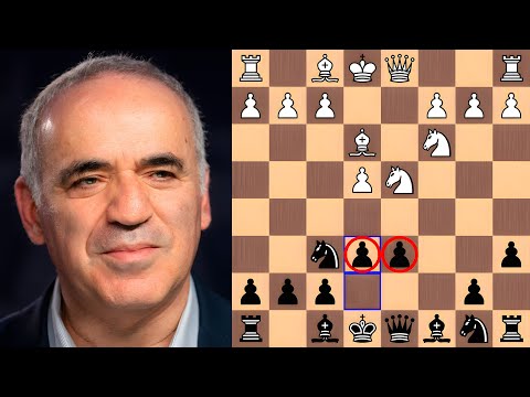 Kasparov defeats the English Attack in 26 moves