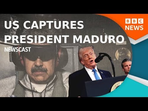 US President Trump says US plans to 'run' Venezuela | BBC Newscast