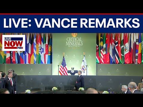 LIVE NOW: VP Vance, Rubio deliver remarks at Critical Minerals Summit