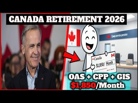 2026 Canada Retirement Update: Get Up to $1,850/Month | CPP, OAS & GIS Explained!