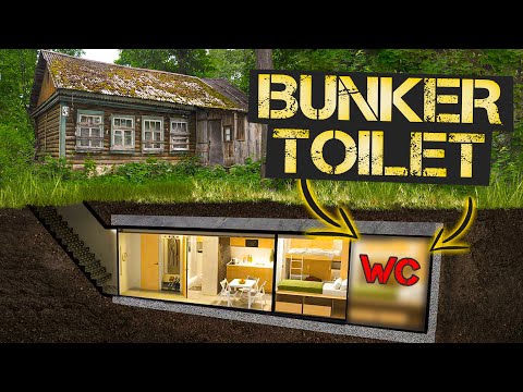 Renovating an abandoned house with a bunker in the forest