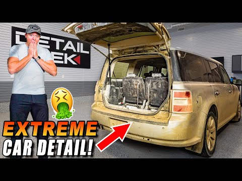 "IMPOSSIBLE" Cleaning of the NASTIEST Dealer Trade-in Ever!