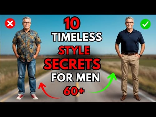 90% of Men Over 60 Fail These 10 Style Upgrades
