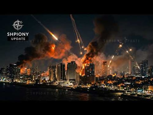 Iran vs. Israel Escalation — Missiles & Drones Starting to Penetrate Tel Aviv?