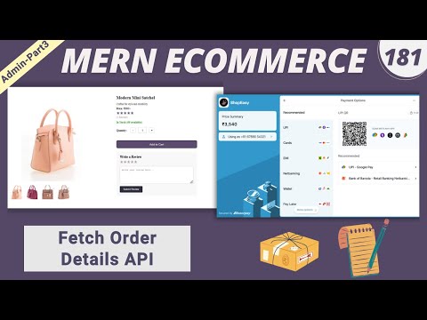 MERN Stack E-Commerce Project #181 : Fetch Order Details – API Integration