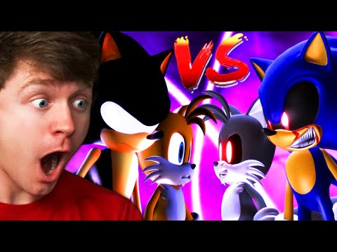 Reacting to SONIC.EXE vs DARK SONIC the MOVIE!