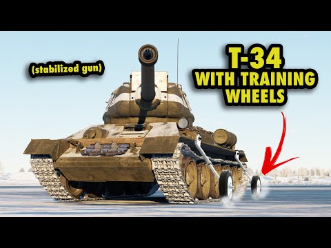 A Tank SO BALANCED it has a Stabilizer - T-34-85 STP in War Thunder