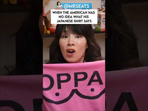 This American had NO idea what his Japanese shirt said...