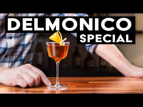 The oldest fine dining cocktail in America! The DELMONICO SPECIAL