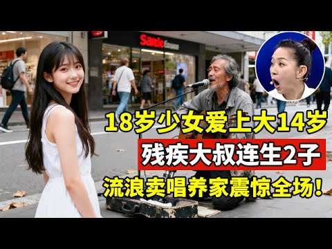 18岁广东少女爱上大14岁,先天残男连生2子!流浪卖唱养家,眼前一幕震惊全场 【王芳王为念访谈】