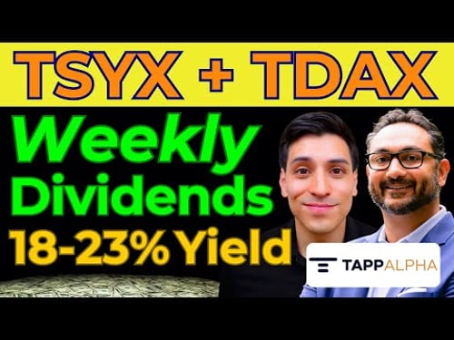 Could These 2 Weekly Dividend ETFs Change Dividend Investing in 2026? (TSYX & TDAX Review)