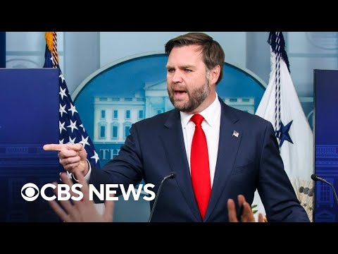 Vance blames government shutdown on Democrats and health care funding claims