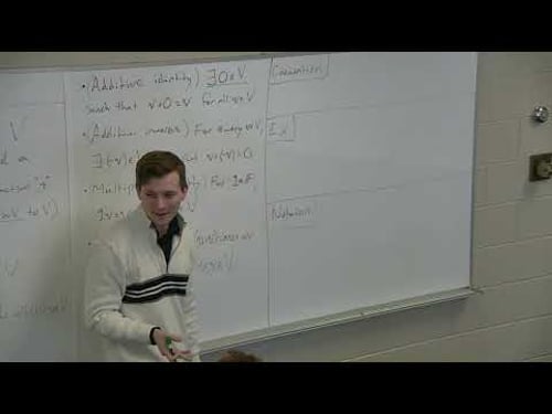 Linear Algebra - Vector Spaces