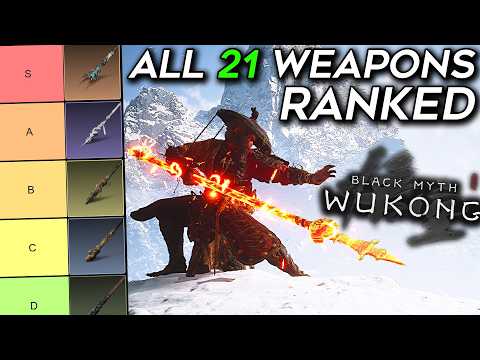 All Black Myth Wukong Weapons Tier List ( SPOILER FREE ) Ranking EVERY Single STAFF | @syrobe