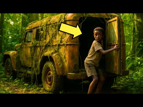 GARÇON ORPHELIN TROUVE UN CAMION ABANDONNÉ… ET EN OUVRANT LA PORTE IL EST DÉSESPÉRÉ
