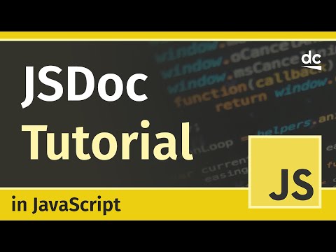 How to use JSDoc - Basics & Introduction