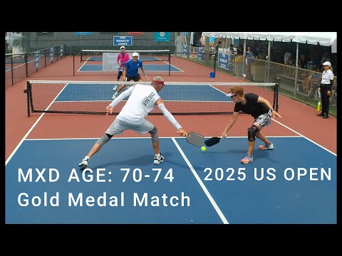 MXD Doubles Age: 70-74 Gold Medal Pickleball Match - US OPEN 2025