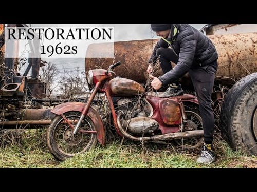 Full Restoration Old Motorcycle Jawa 1962s 2-stroke - FINAL VIDEO
