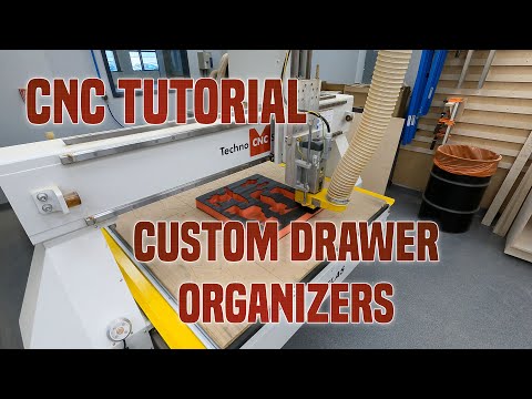 CNC Tutorial - Foam Drawer Organizers using Photoshop, Illustrator and Fusion360
