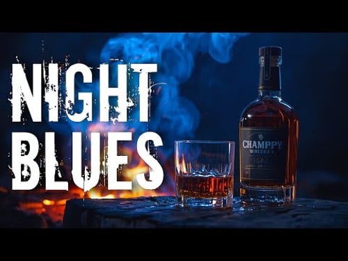Deep Night Blues | Slow Whiskey Music, Moody Guitar & Relaxing Lounge Vibes