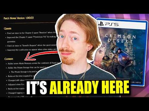 Crimson Desert's First Update Is HERE... (It's MASSIVE)