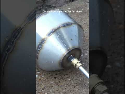 Hydroforming laser welds #laser #laserwelder #hydroforming