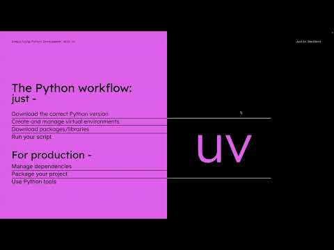 Simplifying Python Development with uv