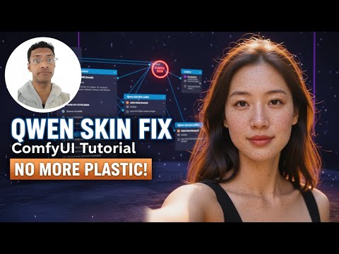 Fix Qwen Plastic Skin: Add Natural Details in ComfyUI with this Qwen LoRA