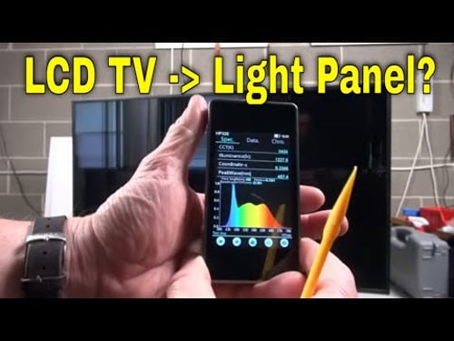 EEVblog 1700 - Do Dumpster LCD TV's Make Good LED Light Panels?
