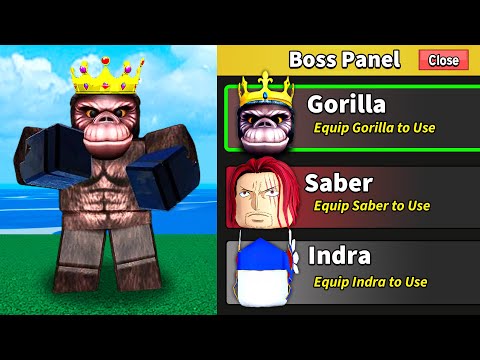 Blox Fruits But You Can COLLECT Bosses!