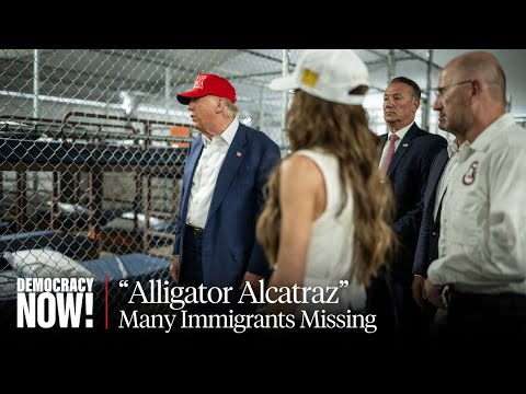 Where Are The Detainees? Hundreds of "Alligator Alcatraz" Prisoners Disappear from ICE Database