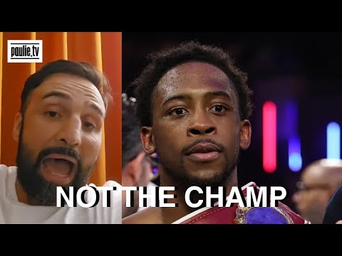 THERE IS REAL MONEY ON THE LINE YOU CAN'T BE MISSING WEIGHT! PAULIE IS OVER FIGHTERS BEING LAZY!