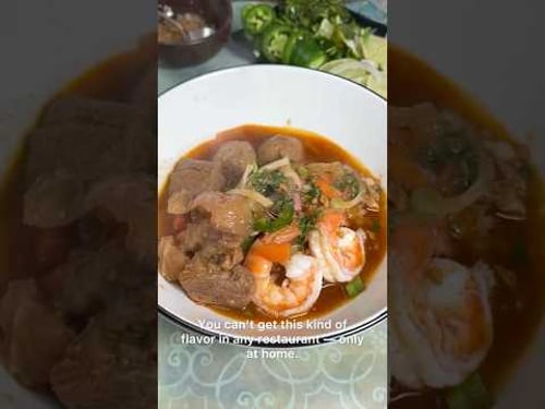 Homemade Beef Stew Noodle Soup You Canât Get in Restaurants