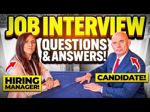TOP 21 INTERVIEW QUESTIONS & ANSWERS! (How to PASS a JOB INTERVIEW!) Interview Tips!