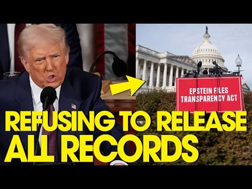 Trump LOOSES Control and Instantly BREAKS Epstein Law on Camera!!!