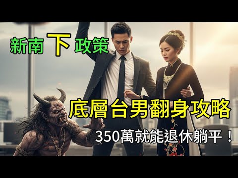 投胎成為底層台男如何翻身?台女難追、低薪高房價、快速退休全攻略。