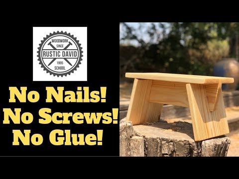 How to make a Simple Wooden Stool