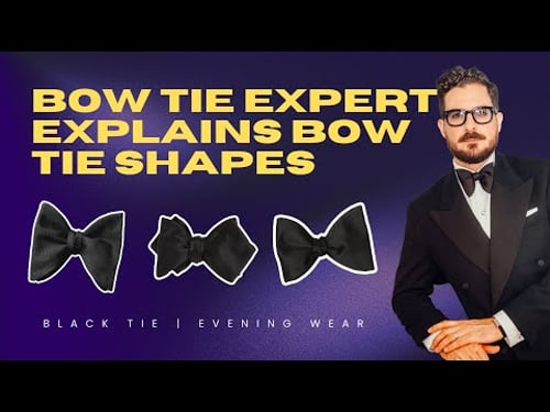 Most Extensive Bow Tie Range In The World | All la Bowtique Bow Tie Shapes Explained In One Video