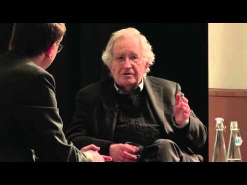 Noam Chomsky in conversation with Jonathan Freedland