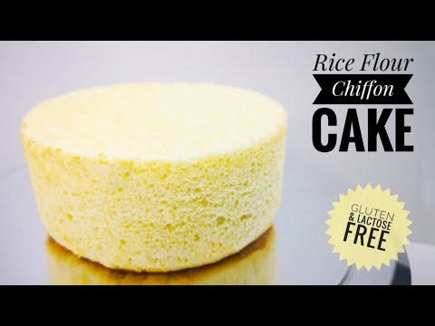Rice Flour Chiffon Cake | Rice Flour Cake | Gluten Free Chiffon Cake | Bake and Toss