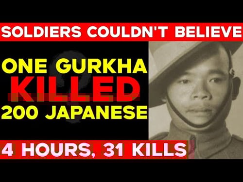 Japanese Soldiers Couldn't Believe One 'Unarmed' Gurkha Killed 200 of Them — With One Hand