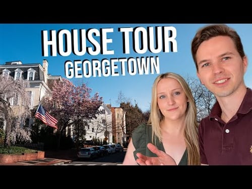 HOUSE TOUR | Our Georgetown Townhouse 🇺🇸 Washington DC