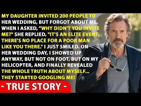 My Daughter Invited Everyone To Her Wedding Except Me Because I Am “poor.” I Came Anyway And...