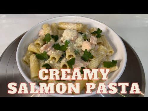 Quick and Easy Creamy Salmon Pasta with Peas & Capers | Ready in 20 Mins! 🍝