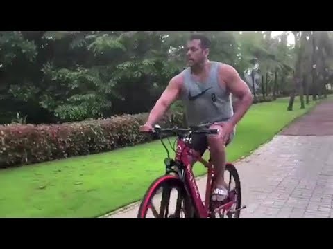 Salman Khan Riding Cycle Peacefully At His Farmhouse Away From The City During LockDown